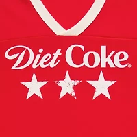 Grayson Threads, The Label Diet Coke Cropped Womens Juniors Crew Neck Short Sleeve Jersey