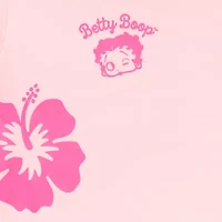 Grayson Threads, The Label Womens Juniors Crew Neck Short Sleeve Fitted Betty Boop Graphic T-Shirt