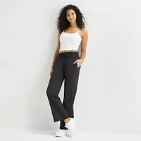 Arizona Womens Juniors Straight Mid Rise Lounge Pant