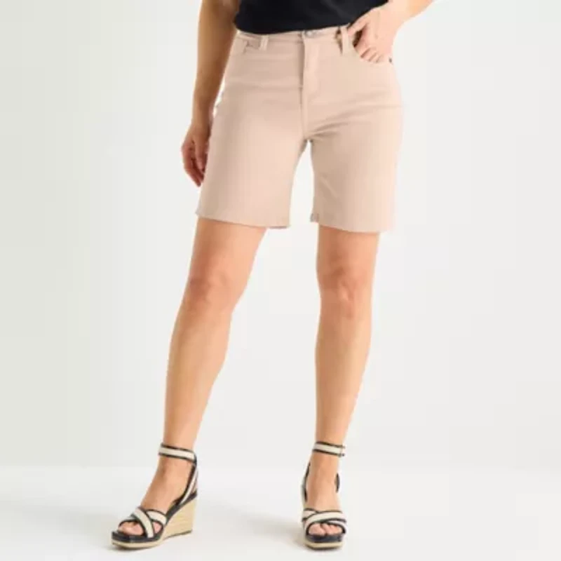 Liz Claiborne Lana Womens Denim Short