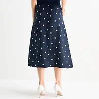 Liz Claiborne Womens Long Full Skirt