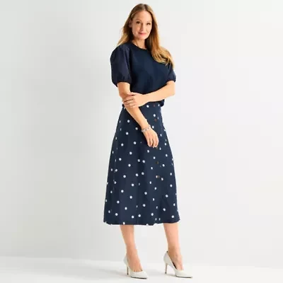 Liz Claiborne Womens Long Full Skirt