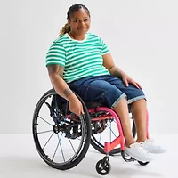 St. John's Bay Womens 12" Plus Adaptive Easy-on + Easy-off Bermuda Short