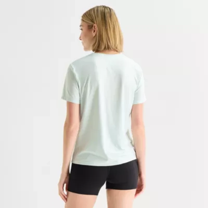 Xersion Womens Crew Neck Short Sleeve Quick Dry Active T-Shirt