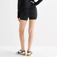 Xersion EverUltra™ Womens 4" High Rise Stretch Fabric Quick Dry Bike Short