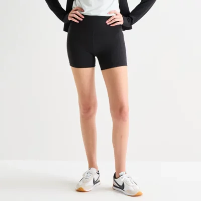 Xersion EverUltra™ Womens 4" High Rise Stretch Fabric Quick Dry Bike Short