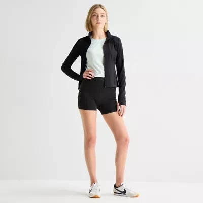 Xersion EverUltra™ Womens 4" High Rise Stretch Fabric Quick Dry Bike Short