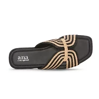 a.n.a Womens Slide Sandals