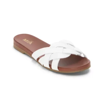 Mia Girl Womens Neutrals Slide Sandals