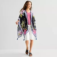 SOL and MER Tropical Floral Topper Wrap