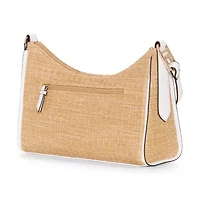 Liz Claiborne Straw Carter Shoulder Bag