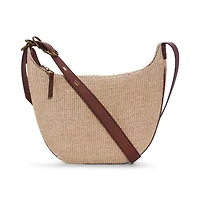 a.n.a Straw Roya Crossbody Bag