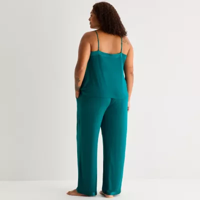 Ambrielle Womens Sleeveless 2-pc. Pajama Sets