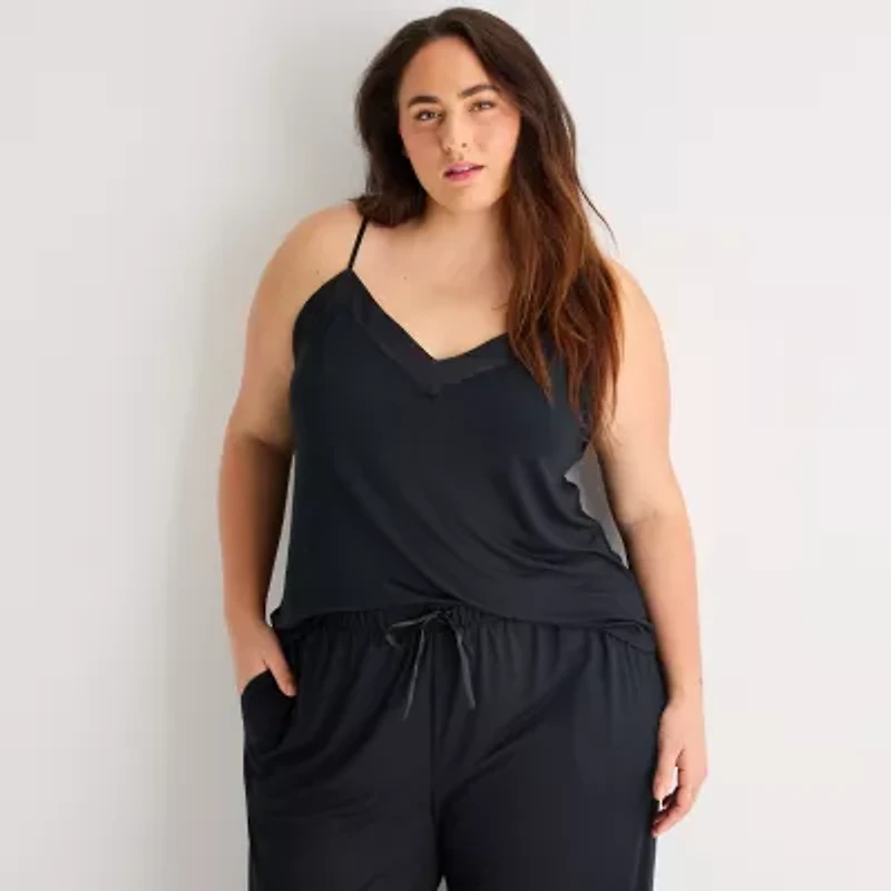 Ambrielle Womens Sleeveless 2-pc. Pajama Sets