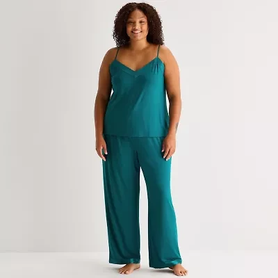 Ambrielle Womens Sleeveless 2-pc. Pajama Sets