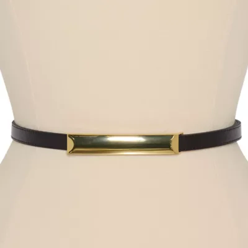 Liz Claiborne Elongated Plaque 50th Anniversary Womens Belt