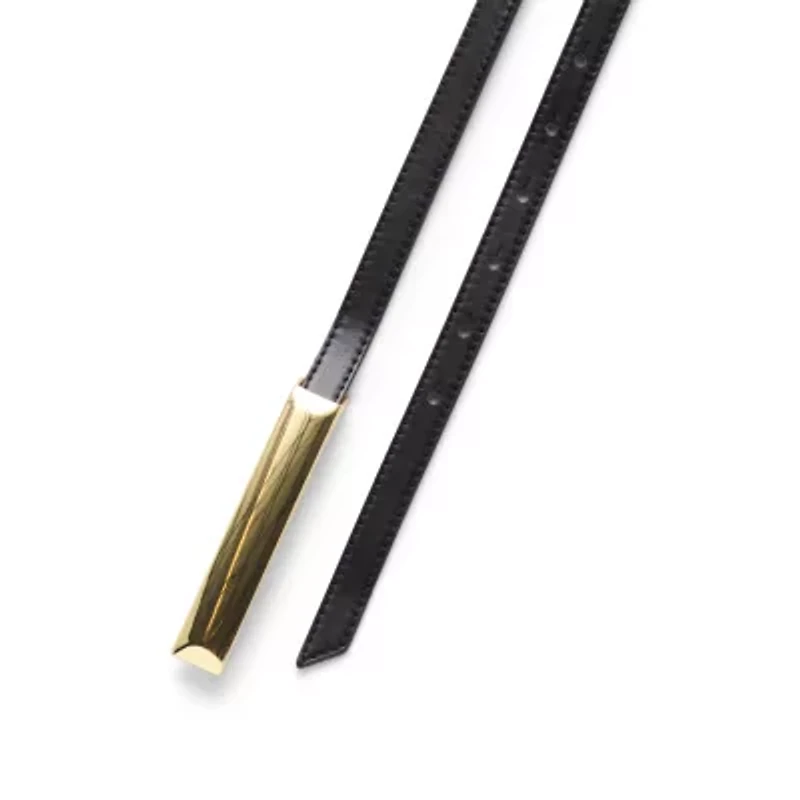 Liz Claiborne Elongated Plaque 50th Anniversary Womens Belt