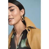 Bold Elements Gold Tone Womens Drop Earrings