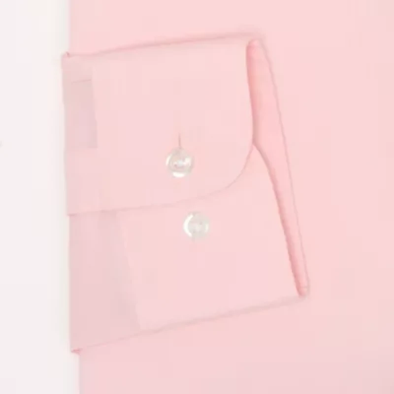 Stafford Smart Tech Mens Slim Fit Stretch Fabric Wrinkle Free Long Sleeve Dress Shirt