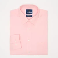 Stafford Smart Tech Mens Slim Fit Stretch Fabric Wrinkle Free Long Sleeve Dress Shirt