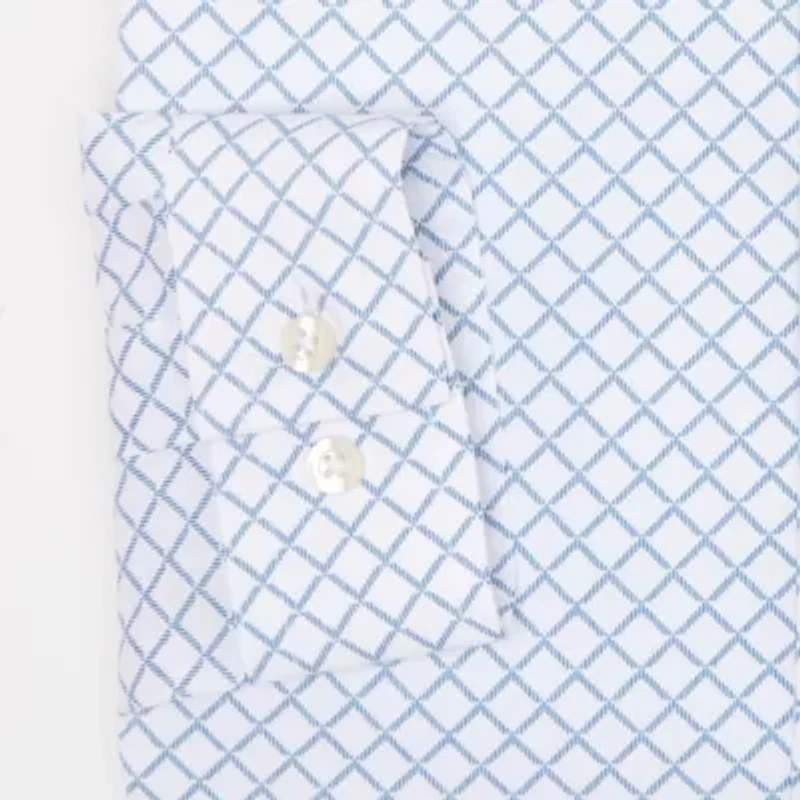 J. Ferrar Trutemp365 Mens Slim Fit Wrinkle Free Long Sleeve Dress Shirt