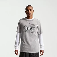 Nike Mens Crew Neck Short Sleeve Classic Fit Graphic T-Shirt