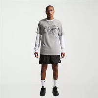 Nike Mens Crew Neck Short Sleeve Classic Fit Graphic T-Shirt