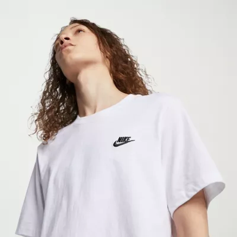 Nike Embroidered Logo Mens Crew Neck Short Sleeve Active T-Shirt