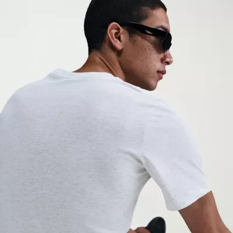 Nike Club Mens Crew Neck Short Sleeve Classic Fit Graphic T-Shirt