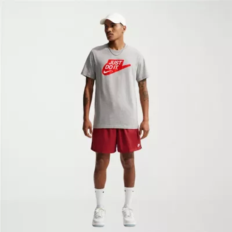 Nike Just Do It Mens Crew Neck Short Sleeve Active Big and Tall T-Shirt