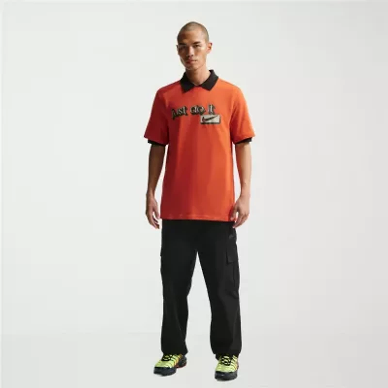 Nike Just Do It Mens Crew Neck Short Sleeve Active Big and Tall T-Shirt