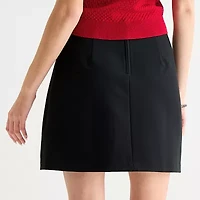 by&by Womens Juniors Mid Rise Mini A-Line Skirt