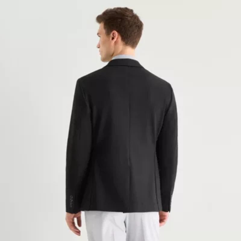 J. Ferrar 360 Stretch Knit Texture Mens Slim Fit Sport Coat