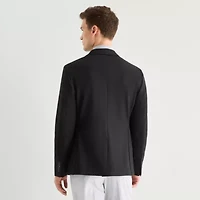 J. Ferrar 360 Stretch Knit Texture Mens Slim Fit Sport Coat