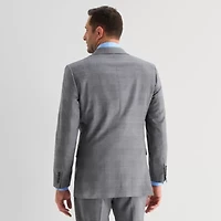 Stafford Coolmax All Season Ecomade Mens Classic Fit Plaid Suit Jacket
