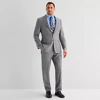 Stafford Coolmax All Season Ecomade Mens Classic Fit Plaid Suit Jacket