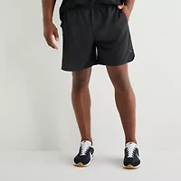 Xersion 2-In-1 Liner Mens 8" Big and Tall Quick Dry Workout Shorts