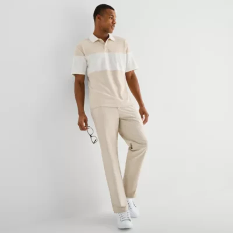 Stylus Mens Regular Fit Short Sleeve Polo Shirt