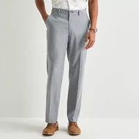 J. Ferrar Mens Straight Fit Flat Front Pant