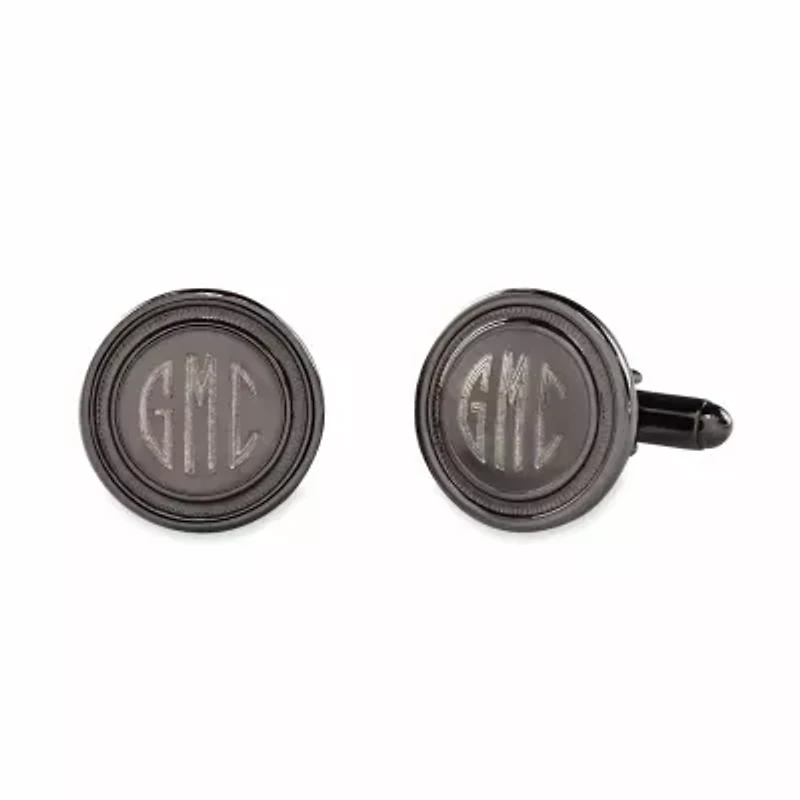 Personalized Brushed Stainless Steel Cufflinks