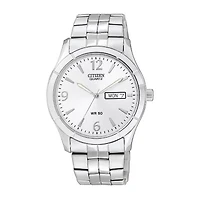Citizen® Mens Silver-Tone Watch BK3830-51A