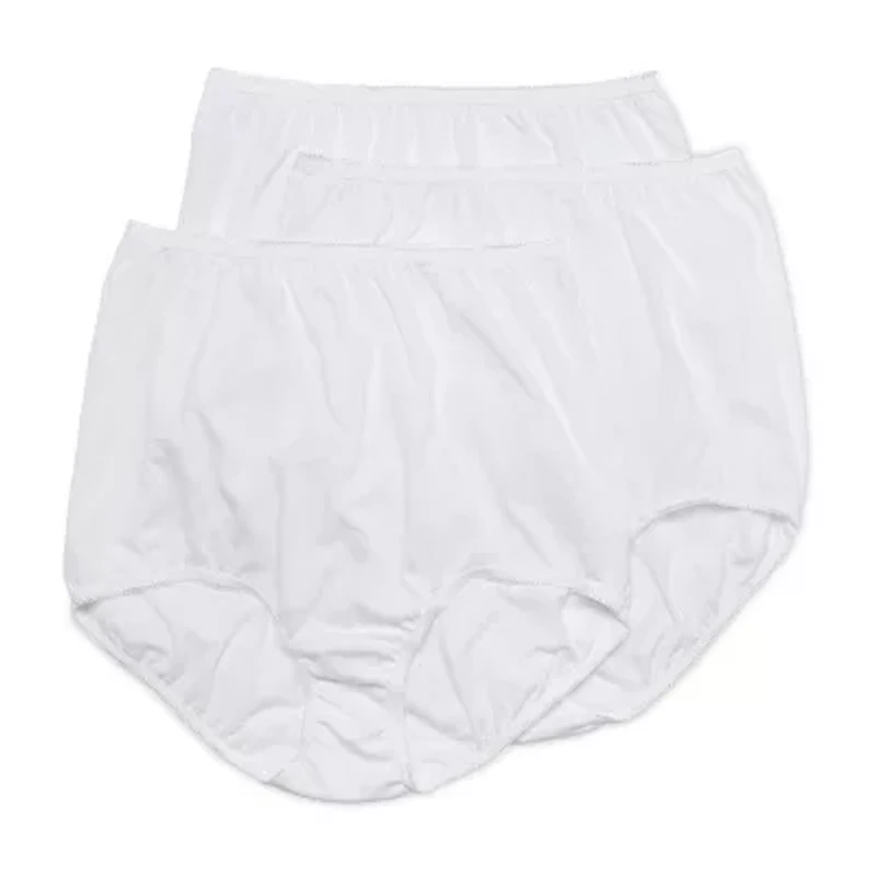 Underscore Cotton Womens 3 Pack Brief Panty