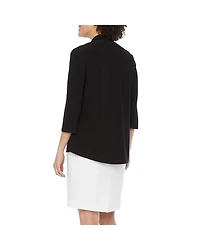 R&M Richards 3/4 Sleeve Knit Shrug