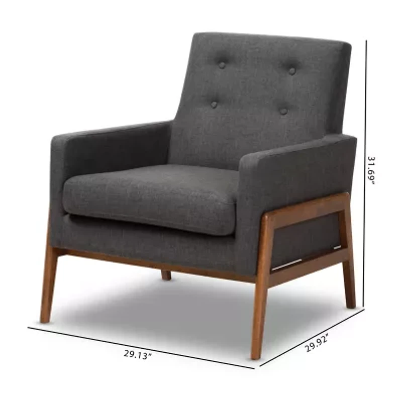 Perris Living Room Collection Tufted Upholstered Club Chair