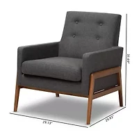Perris Living Room Collection Tufted Upholstered Club Chair