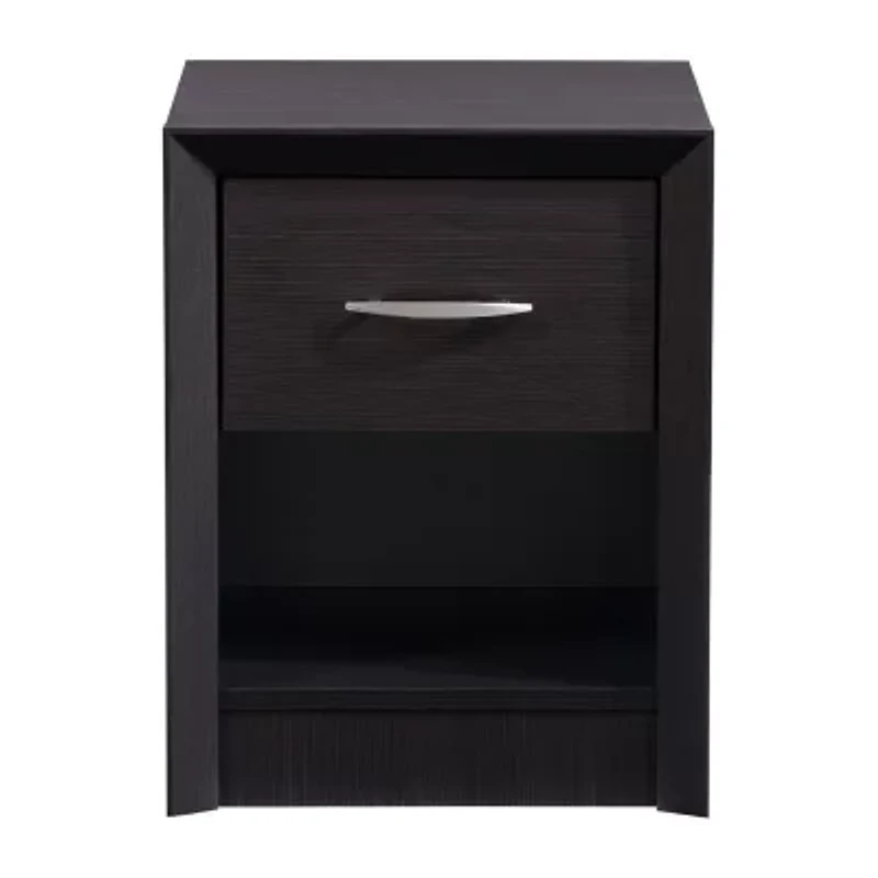 Corliving Newport Bedroom Collection 1-Drawer Nightstand