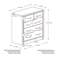 Newport Bedroom Collection -Drawer Dresser