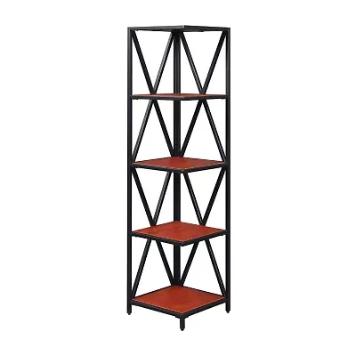 Tucson 5-Tier Corner Bookcase