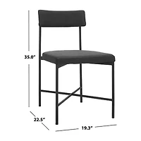 Archer Retro Chic Dining Chair - Set of 2