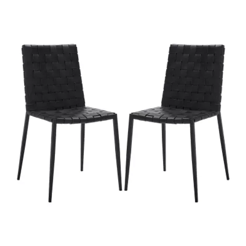 Rayne Basket Woven Dining Chair - Set of 2